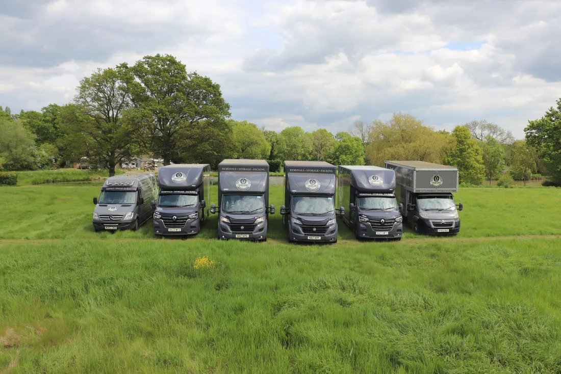 The Wolves Storage Sussex van fleet ready to collect and store across West Sussex &mdash; Wolves Storage Sussex serving Midhurst